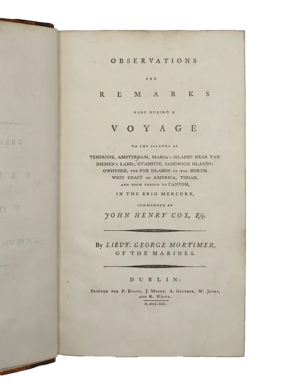 Observations and Remarks