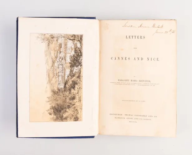 Letters from Cannes and Nice.