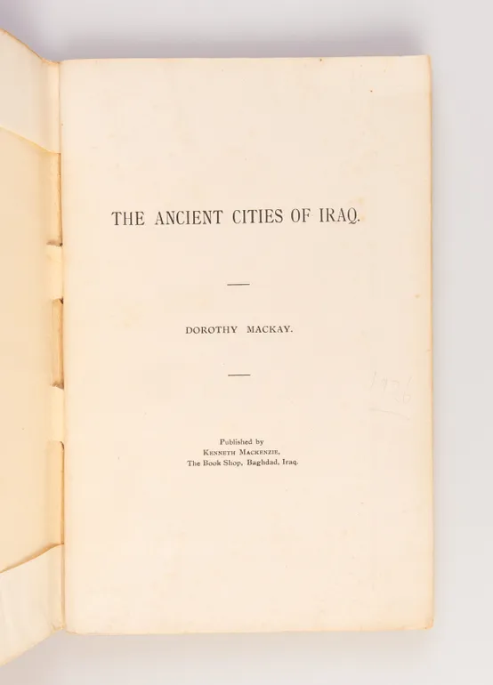 Ancient Cities of Iraq.