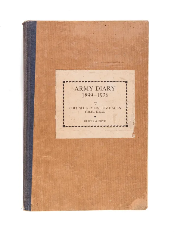 Army Diary 1899-1926