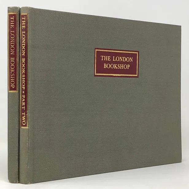 The London Bookshop. Being Part One [and Part Two] of a Pictorial Record of the Antiquarian Book Trade: Portraits & Premises. With prefatory Reminiscence by Percy Muir.