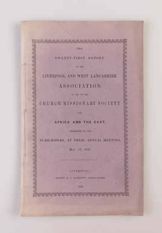 The Twenty-first Report of the Liverpool and West Lancashire Association