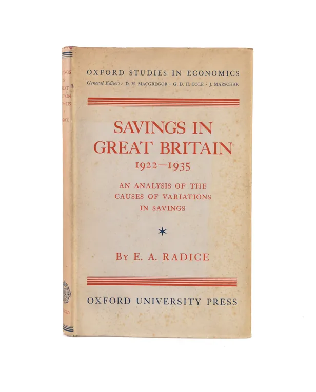 Savings in Great Britain 1922-1935.