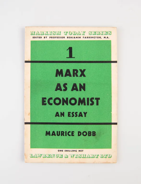 Marx as an Economist.