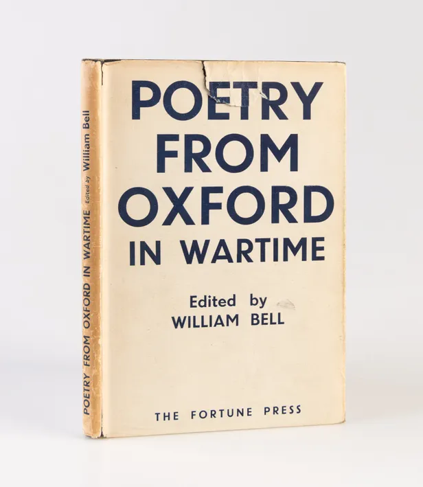 Poetry from Oxford in Wartime.