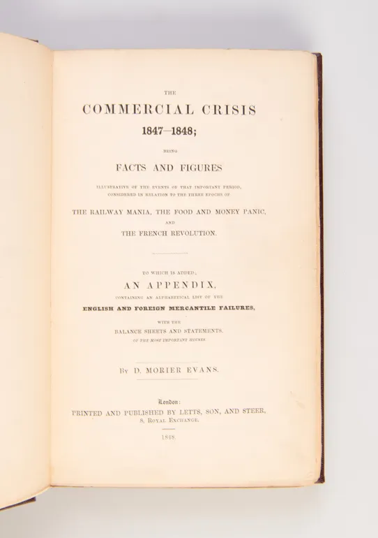 The Commercial Crisis 1847-1848;