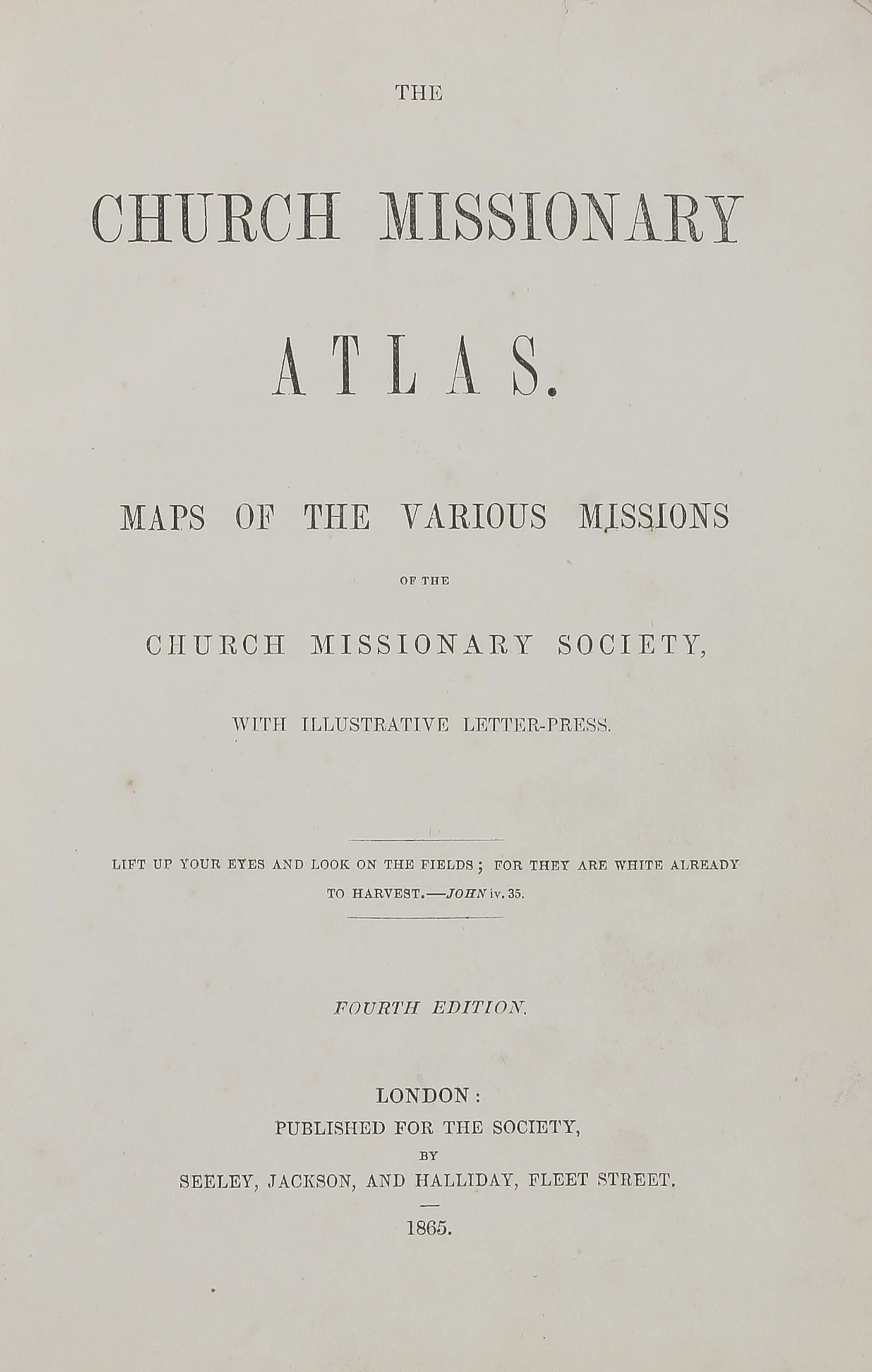 The Church Missionary Atlas. Maps of the various Missions ...