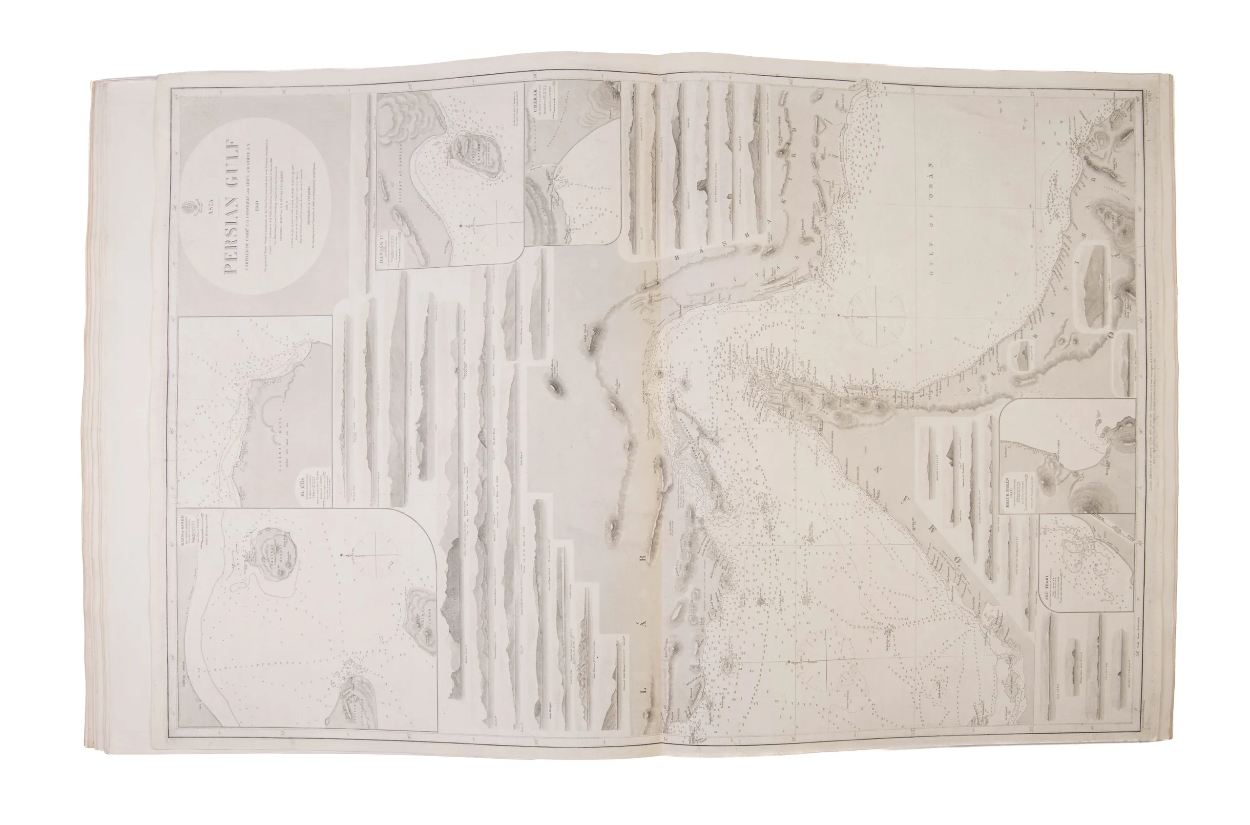 [Chart case and set of charts from Queen Victoria's Royal Yacht Victoria and Albert (II).]