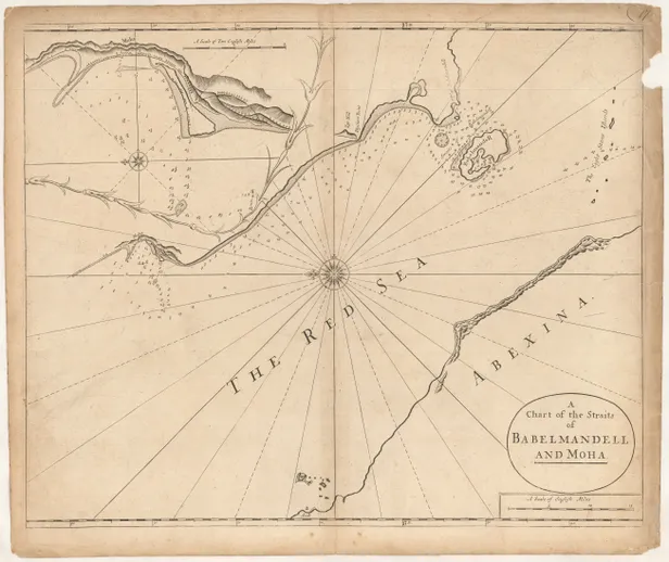 A Chart of the Straits of Babelmandell and Moha.