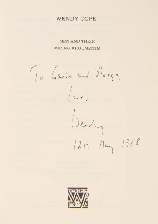 Men and Their Boring Arguments.