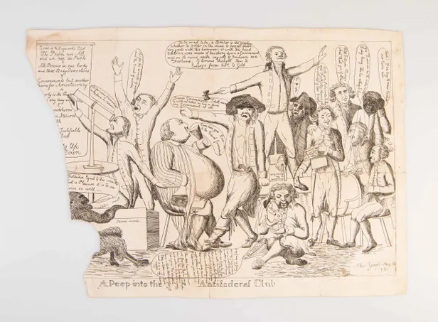 A Peep into the Antifederal Club.