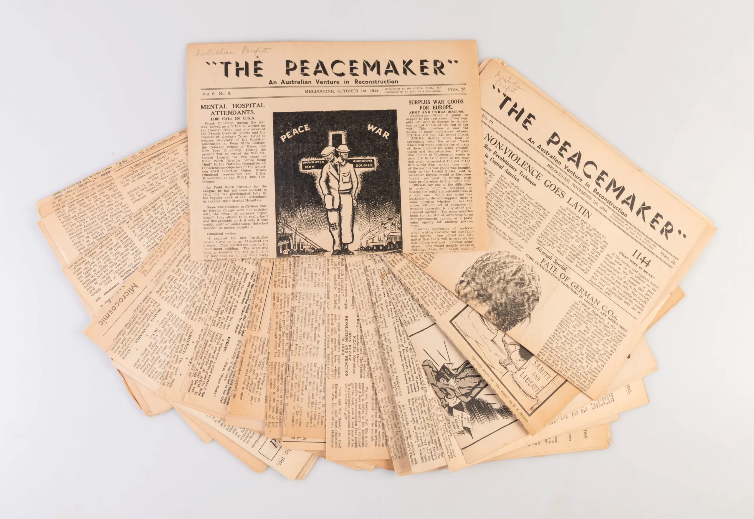 The Peacemaker: an Australian Venture in Reconstruction.