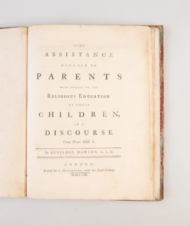 Some Assistance offered to Parents with respect to the Religious Education of their Children,