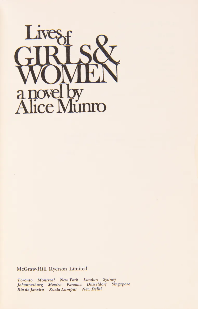 Lives of Girls & Women.