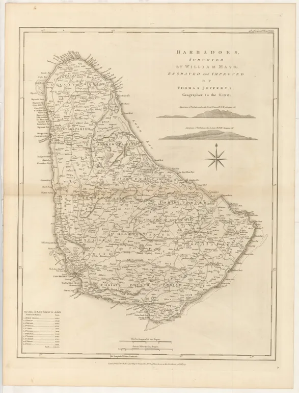 Barbadoes, surveyed by William Mayo, engraved and improved ...