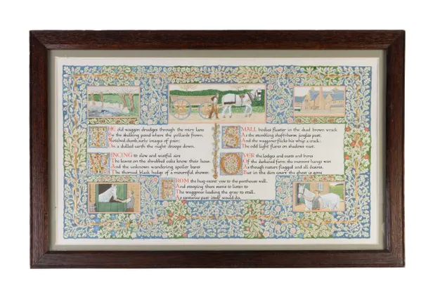 The Waggoner [original illuminated manuscript]