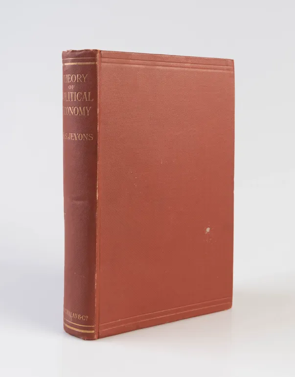 The Theory of Political Economy. With Notes and an Extension of the Bibliography of Mathematical Economic Writings by H. Stanley Jevons.