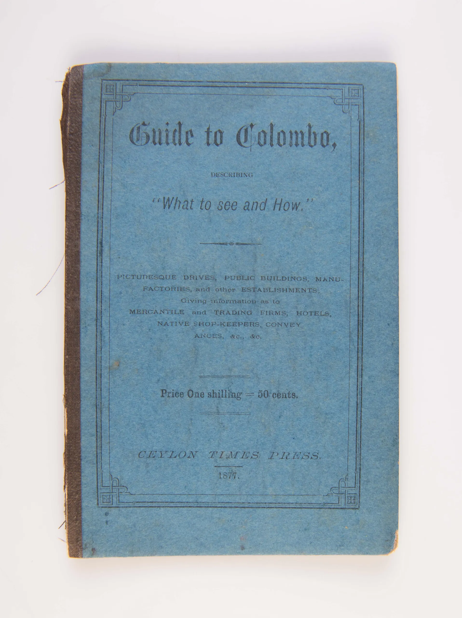 Guide to Colombo, Describing 