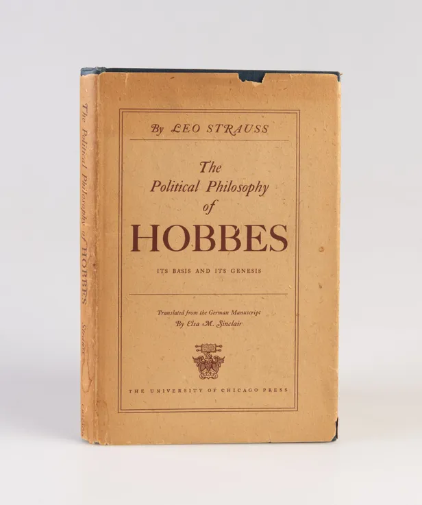 The Political Philosophy of Hobbes. Its Basis and its Genesis.