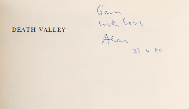 Death Valley and Other Poems in America.