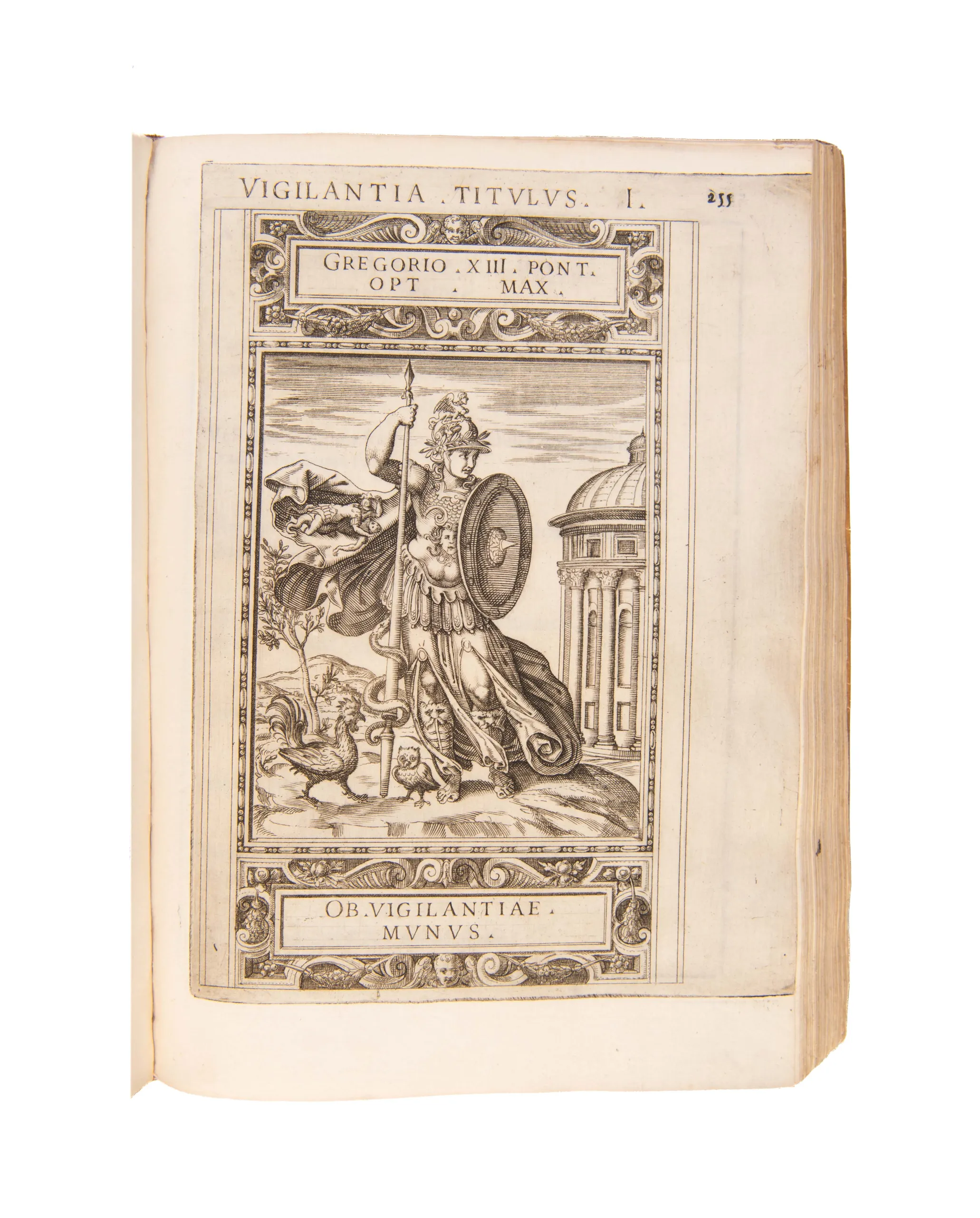 Delle allusioni, imprese, et emblemi sopra la vita, opere, et attioni di Gregorio. XIII. pontefice massimo libri vi.
Rome, Bartolomeo Grassi, 1588