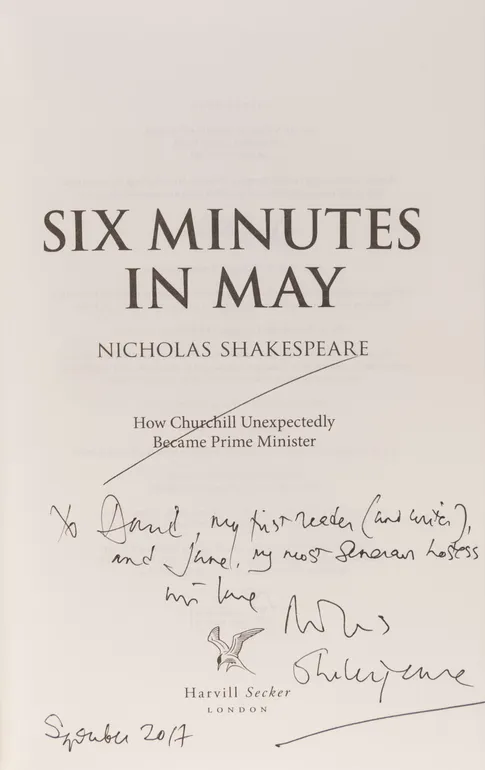 Six Minutes in May. How Churchill unexpectedly became Prime Minister.
