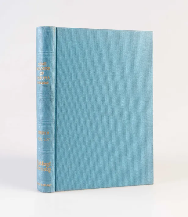 Some Records of Ethiopia 1593-1646.