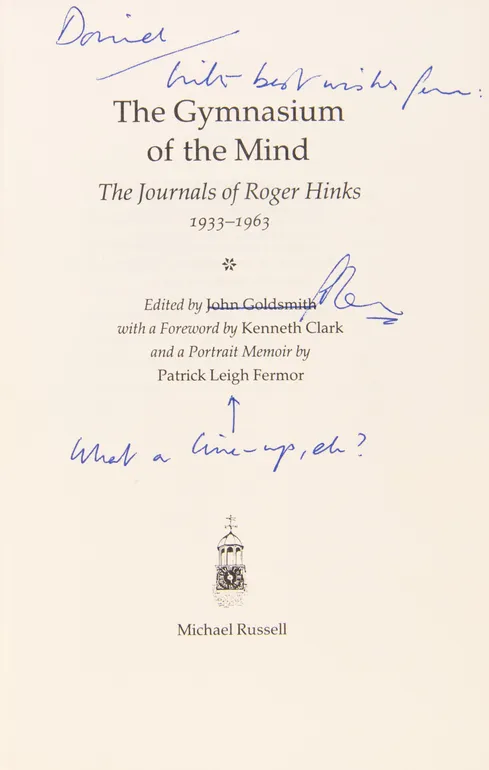 The Gymnasium of the Mind. The Journals 1933-1963.