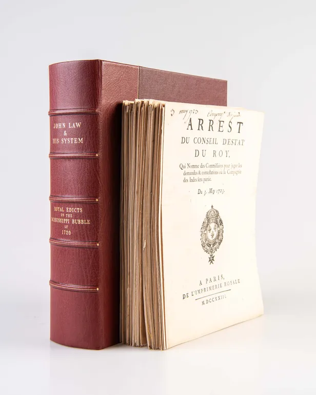 [Collection of edicts and decrees relating to John Law's System.]