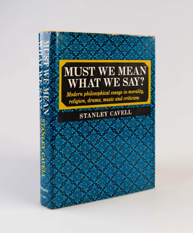 Must We Mean What We Say? A Book of Essays.