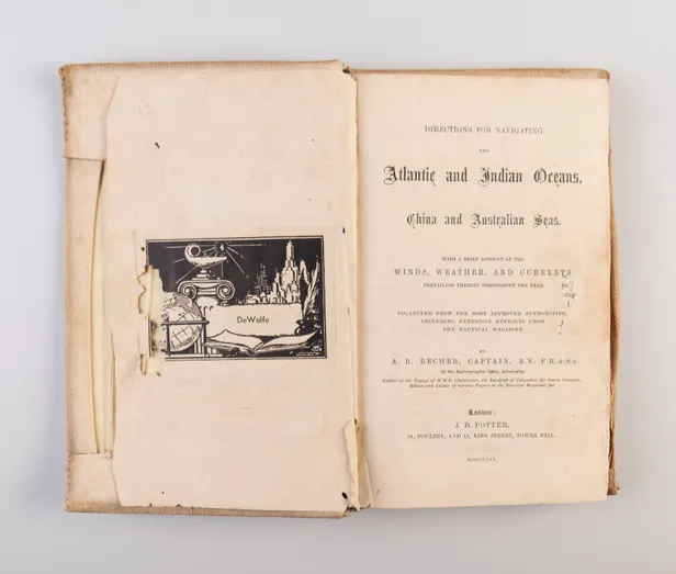 Directions for Navigating the Atlantic and Indian Oceans, China and Australian Seas ...