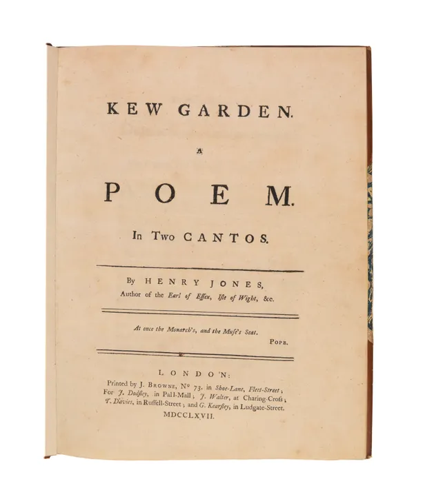 Kew Garden. A Poem.