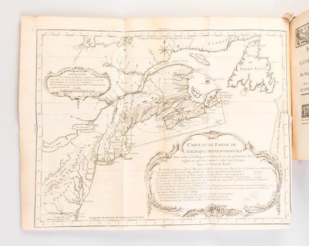 Mémoires des Commissaires du Roi et de ceux de Sa Majesté Britannique, sur les possessions & les droits respectifs des deux Couronnes en Amérique; avec les Actes publics & piéces justificatives. Tome Premier, Contenant les Mémoires sur l’Acadie & sur l’is