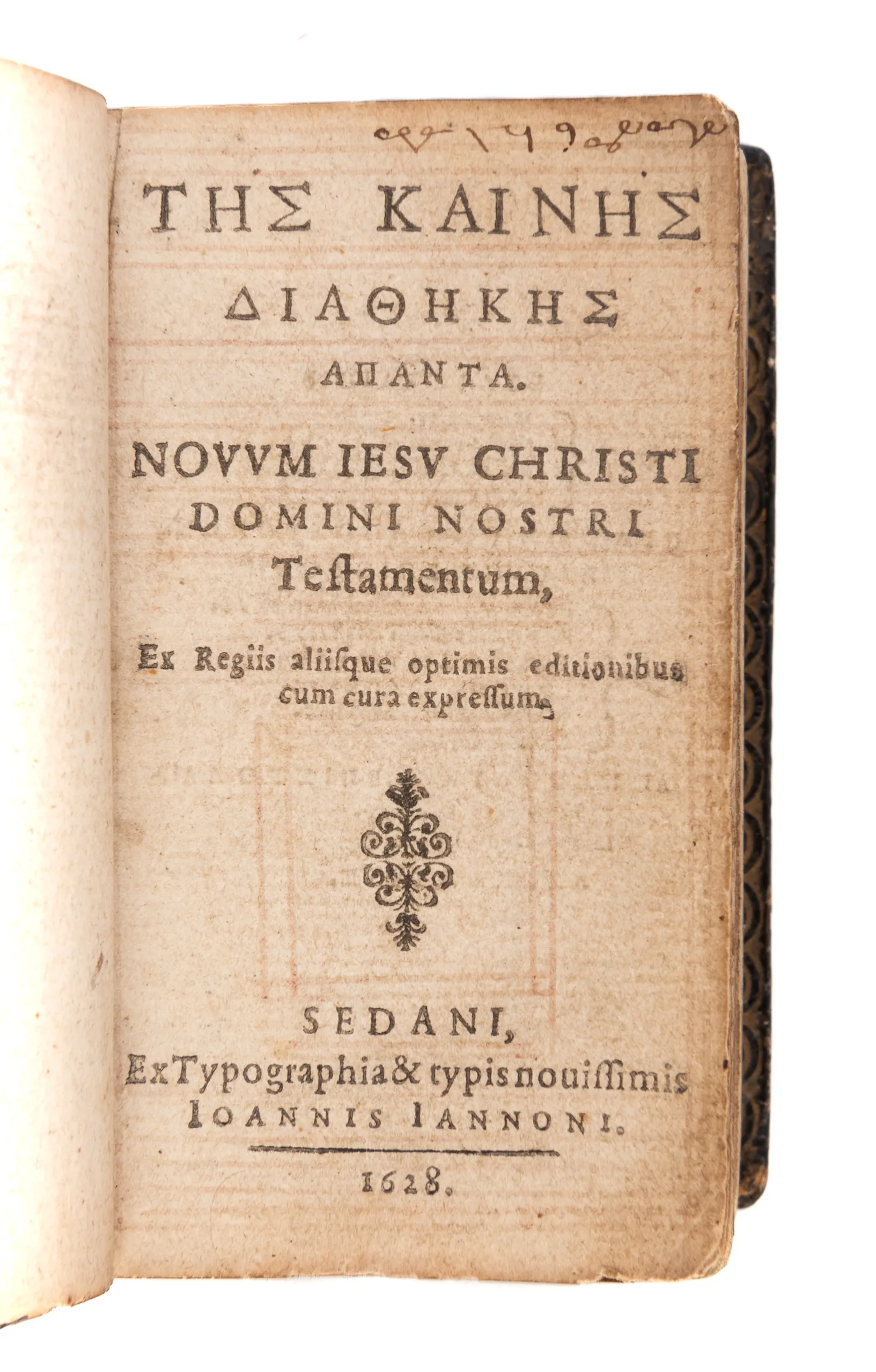 Novum Iesu Christi Domini Nostri Testamentum, ex Regiis aliisque optimis editionibus cum cura expressum.