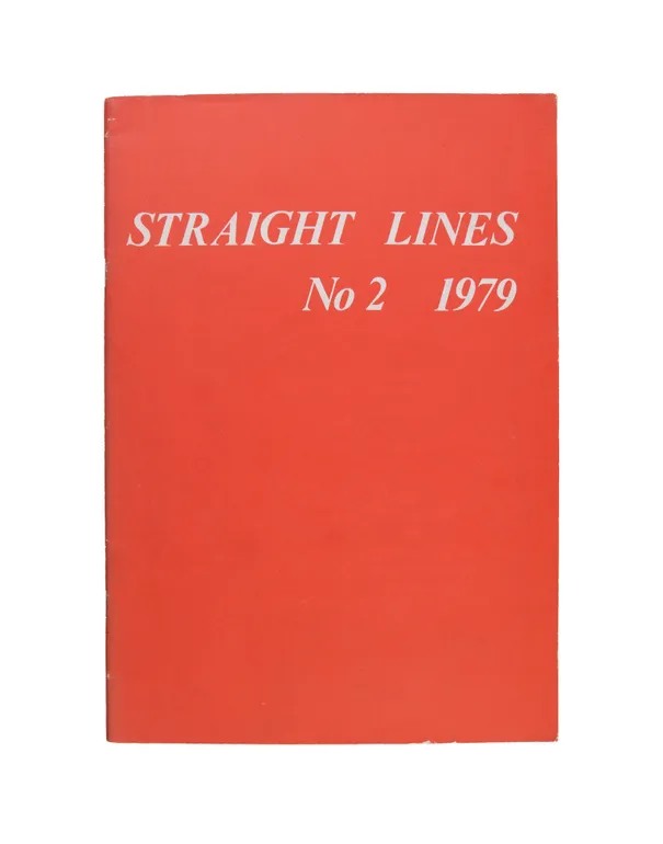 Straight Lines. Number 2. 1979.