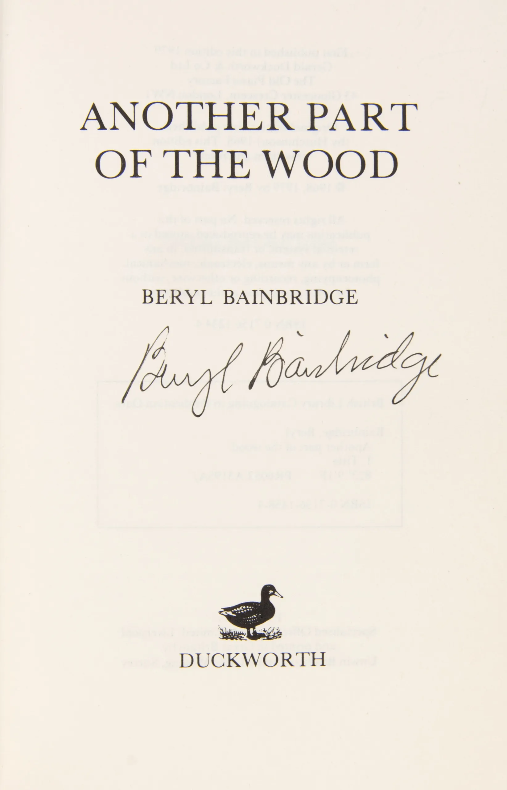 Another Part of the Wood.
