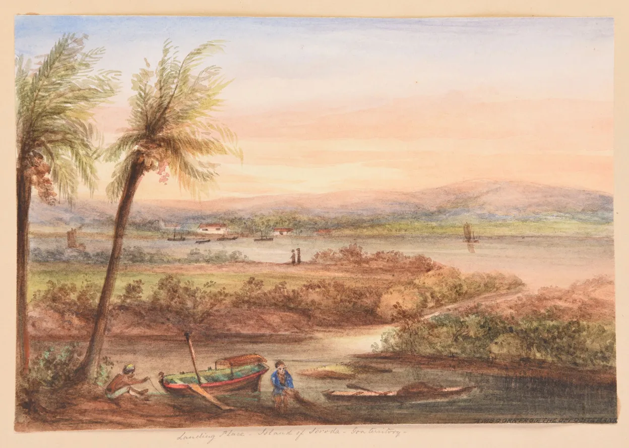 [Watercolour album by an officer in the XIII Regiment Bombay Light Infantry.]