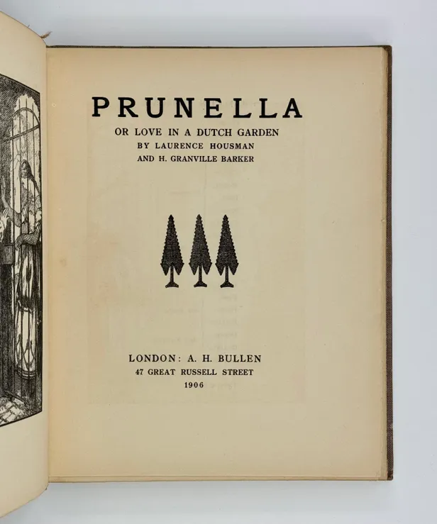 Prunella, or, Love in a Dutch Garden.