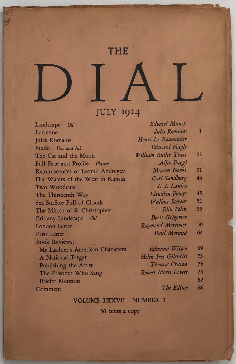 The Dial. Volume LXXVII, No. 1.