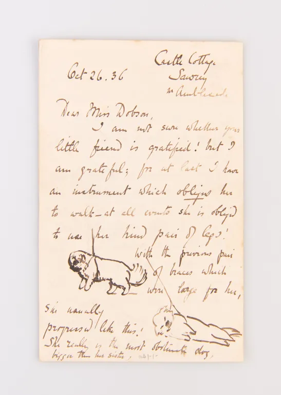 Illustrated Autograph Letter Signed “Beatrix Heelis” to “Dear Miss Dobson” [likely a friend and neighbour],