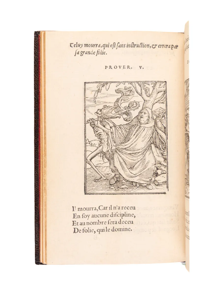 Les images de la mort, aux quelles sont adioustées douze figures. 
Lyons, Jean Frellon, 1547