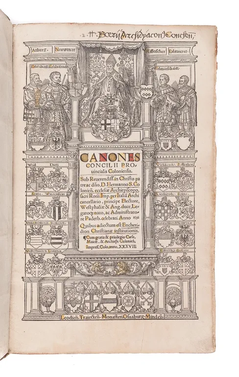 Canones concilii provincialis Coloniensis... celebrati anno 1536. Quibus adiectum est Encheridion christianae institutionis.