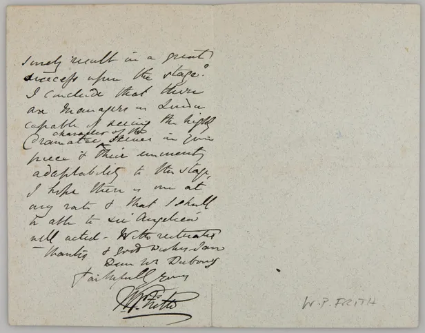 Autograph Letter Signed (