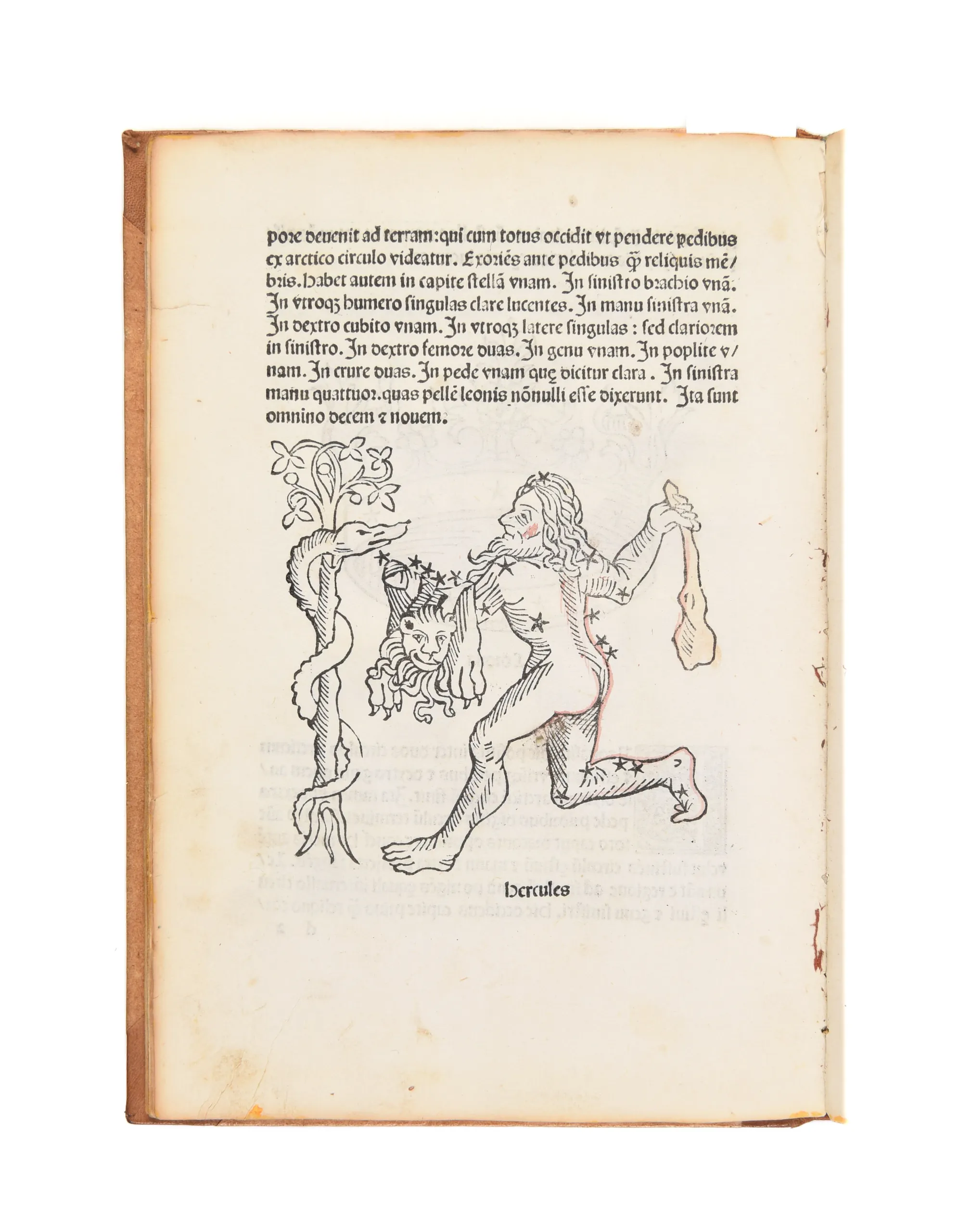 Poetica astronomica. (Edited by Jacobus Sentinus and Johannes Lucilius Santritter).
Venice, Erhard Ratdolt, 14 October 1482.