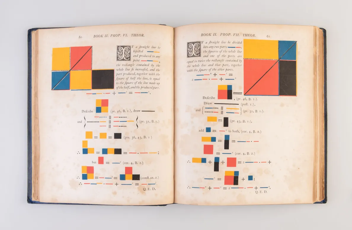The First Six Books of Euclid. In which coloured diagrams and symbols are used instead of letters for the greater ease of learners.