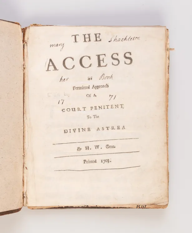 The Access or Permitted Approach of a Court Penitent to the Divine Astrea.