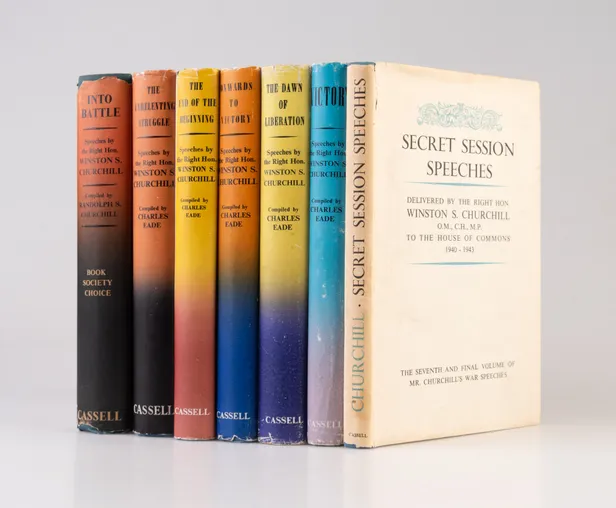 The War Speeches: Into Battle; The Unrelenting Struggle; The End of the Beginning; Onwards to Victory; The Dawn of Liberation; Victory; Secret Session Speeches.