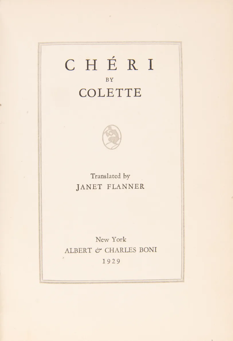Chéri.