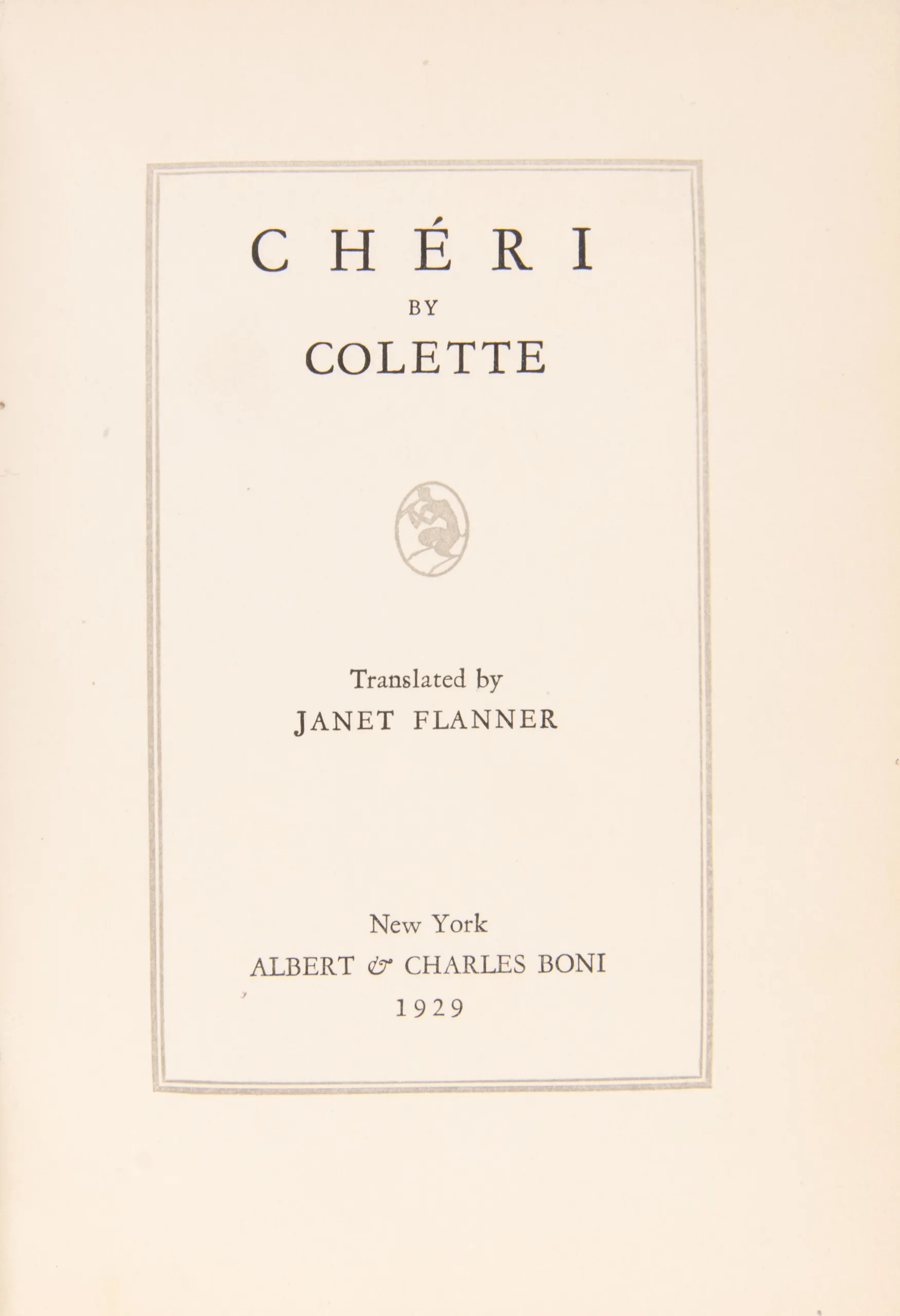 Chéri.