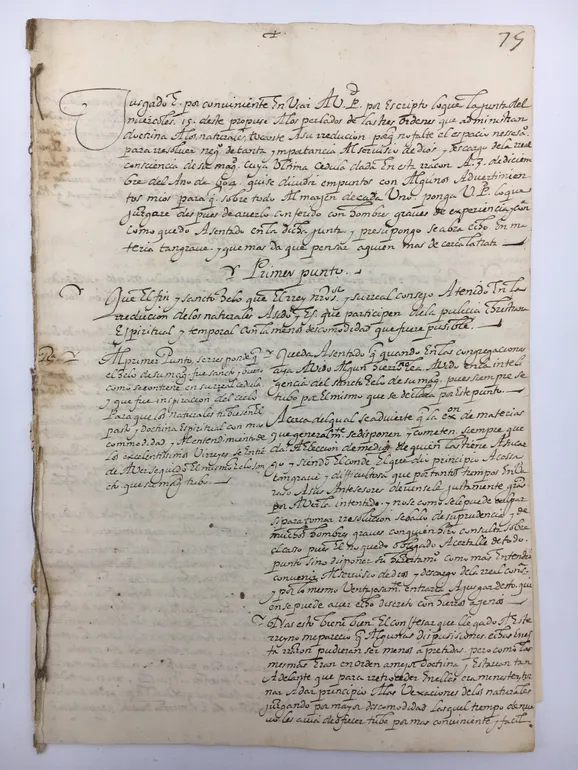 Puntos de la Buena Doctrina de los Indios de Nueva España.